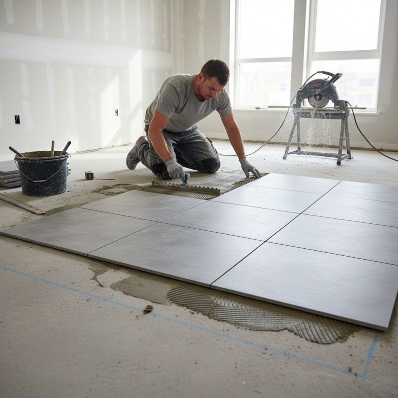 Cement Floor Installation detail